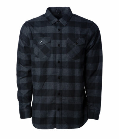 Charcoal Heather / Black Flannel 